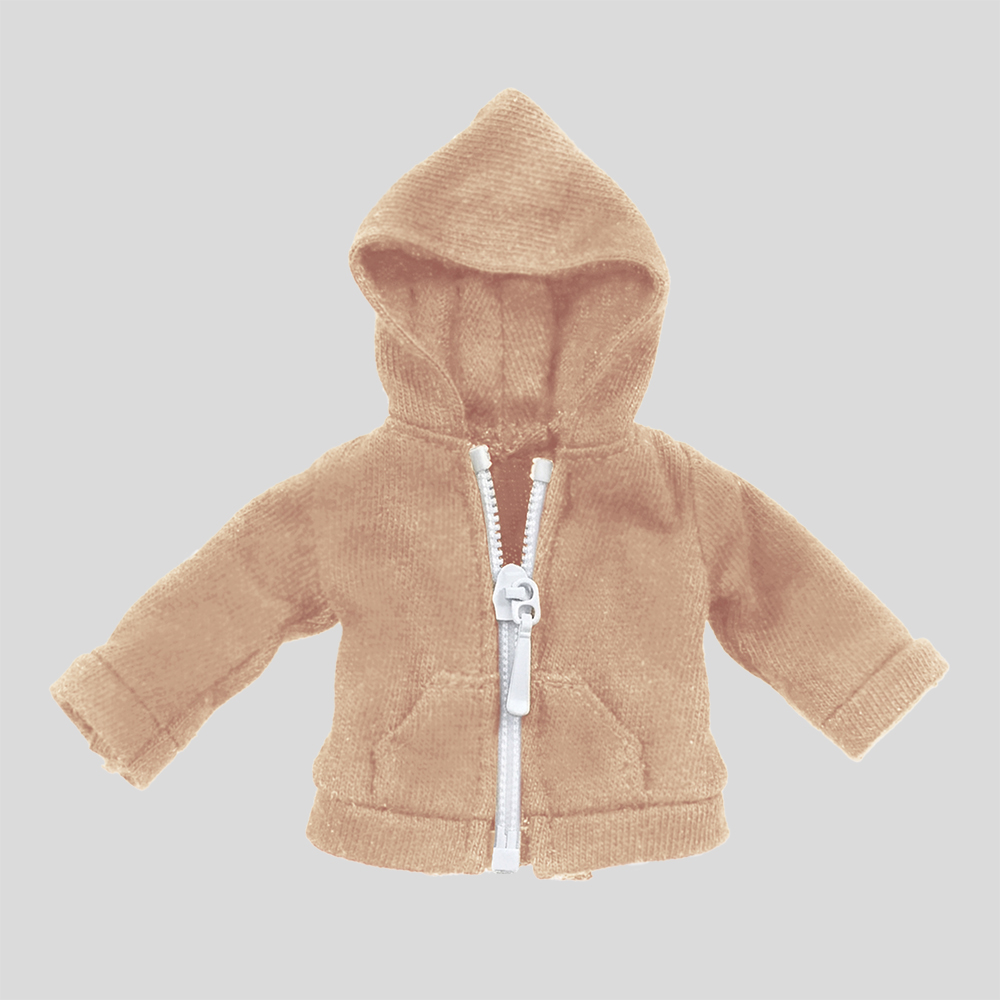 No.SP-08RBE　ジップアップパーカー [ベージュ]　【けもプラ公式サイト限定】【予約8月発送予定】